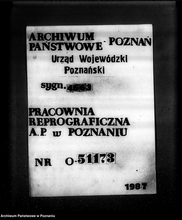 Obraz 1 z jednostki "Plan sytuacyjny Fabryka siatek żarowych "Żar" w Nowym Tomyślu"
