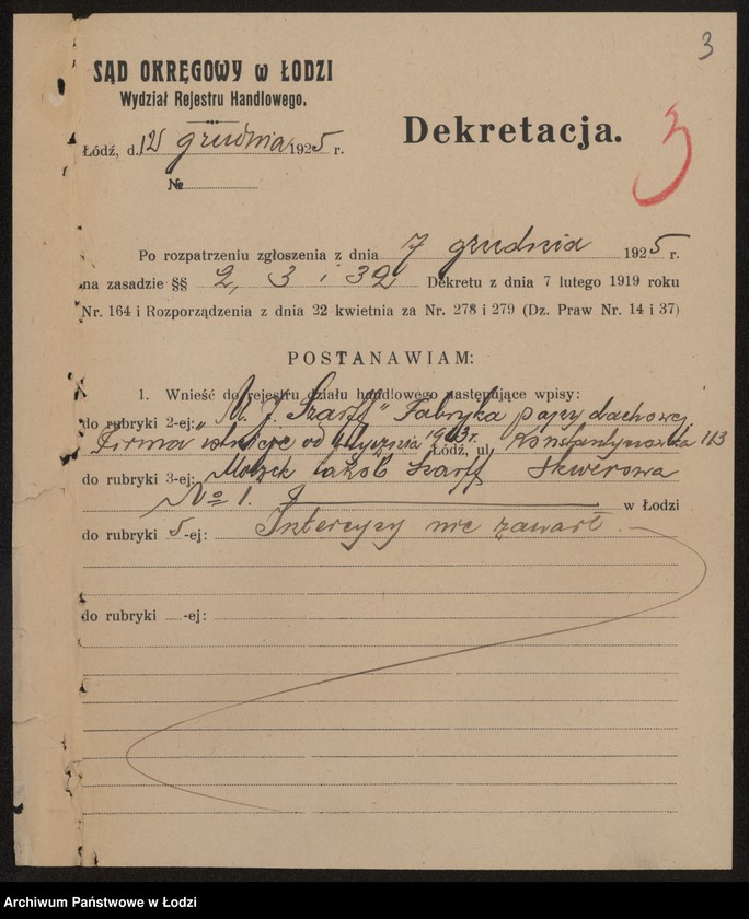 Obraz 5 z jednostki "Moszek Jakób Szarff- fabryka papy dachowej"