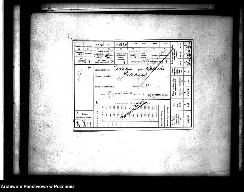 Obraz 17 z jednostki "/Scaleniowe/ karty sprawozdawcze i terenu powiatu kaliskiego"
