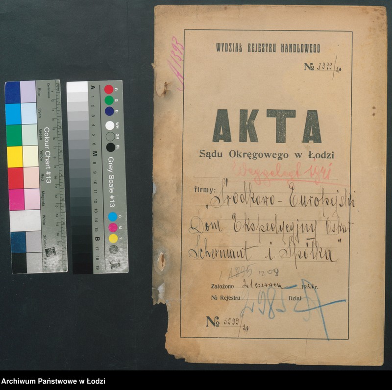 Obraz 2 z jednostki "„Środkowo-Eurpoejski Dom Ekspedycyjny Oskar Schermant i spółka”"