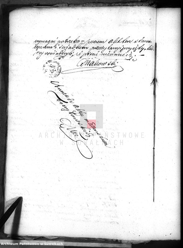 image.from.unit.number "Dowody do Akt osób zaślubionych Urzędnika Stanu Cywilnego Wyznania Moyżeszowego Okręgu Suwalskiego i Jeleniewskiego z roku 1848"