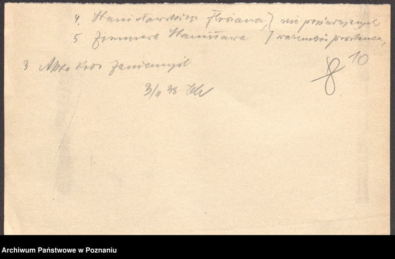 Obraz 13 z jednostki "Sprawy organizacyjno - personalne [ powiadomienie o zebraniach, sprawozdanie z zebrań. Spis bezrobotnych, zaświadczenie o przebiegu służby, programy szkoleniowe."