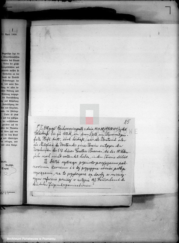 Obraz 19 z jednostki "/Rozwiązanie niemieckiej organizacji,,Deutschtumsbund""