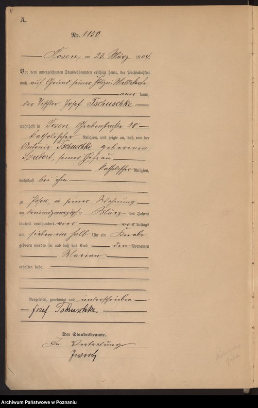 Obraz 5 z jednostki "Księga miejscowa urodzeń tom III"