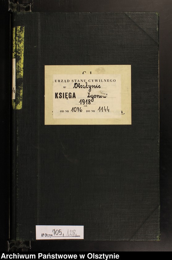 image.from.unit.number "Sterbe-Haupt-Register Tom IV, Nr 1076-1144"