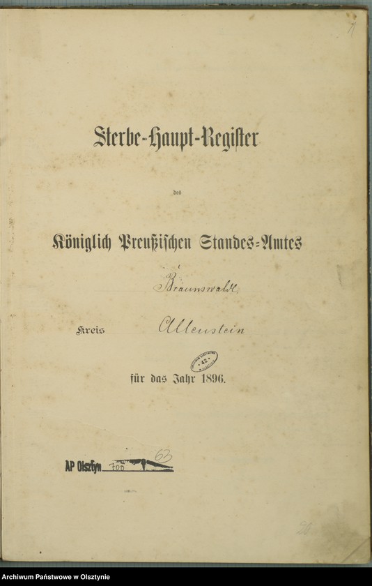 image.from.unit.number "Sterbe-Haupt-Register Nr 1 - 49"