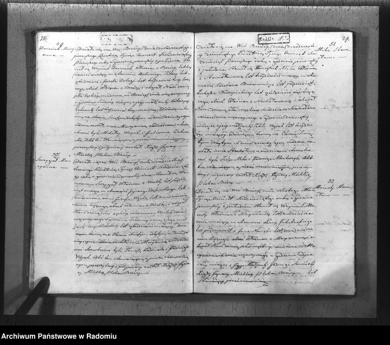 Obraz 17 z jednostki "[Akta stanu cywilnego wyznania rzymsko-katolickiego parafii Brzóza 1861]"