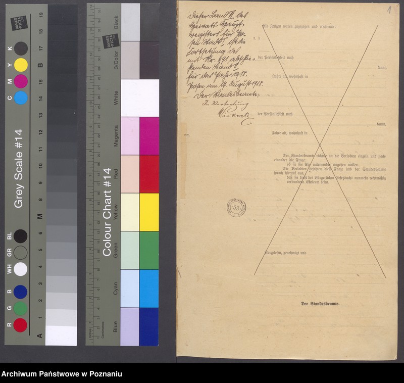 Obraz 3 z jednostki "Księga miejscowa małżeństw tom III [Rejestr główny małżeństw]"