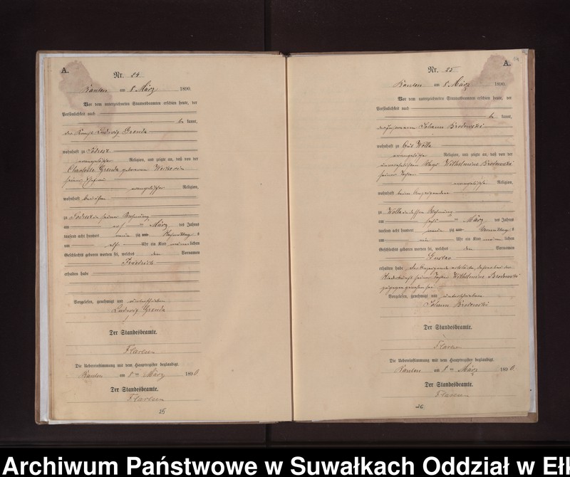 image.from.unit.number "Geburts-Neben-Register des Preussischen Standes-Amtes Neuhoff Kreis Loetzen"