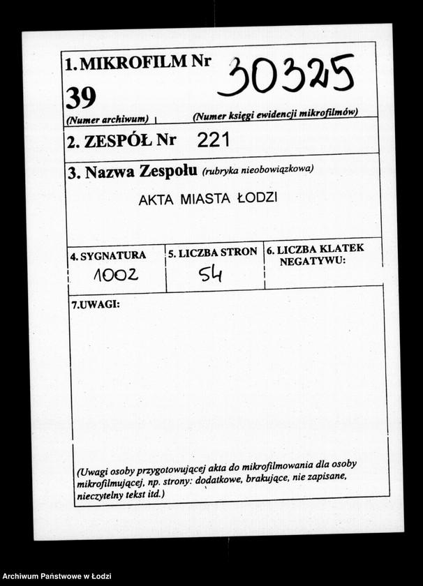 Obraz 2 z jednostki "Akta tyczące się podatku koszernego"