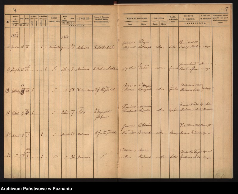 Obraz 5 z jednostki "Duplicat baptisatorum"