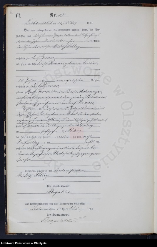 image.from.unit.number "Sterbe-Neben-Register Nr 1 - 64"