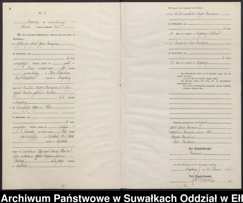 image.from.unit.number "Heirats-Neben-Register des Preussischen Standes-Amtes Angerburg Kreis Angerburg"