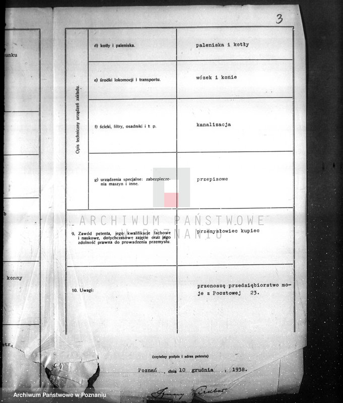 Obraz 7 z jednostki "Wytwórnia chemiczna Nitrolak w Poznaniu /zatwierdzenie projektu urządzania/"