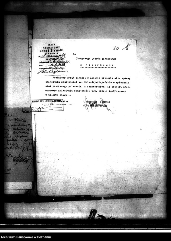 image.from.unit.number "Przymusowe zniesienie służebności osad tabelowych nr 6, 7, 10 i 12 we wsi Ciążeń powiatu konińskiego"