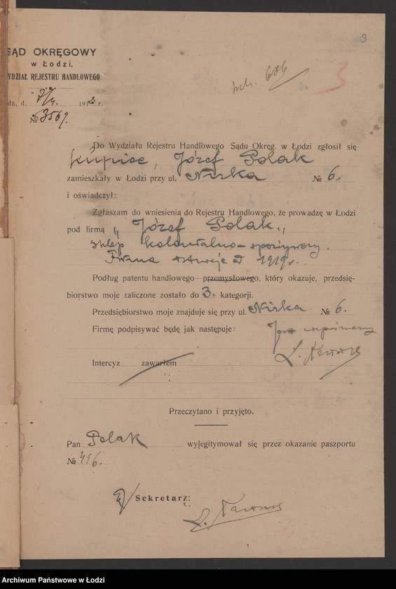 Obraz 5 z jednostki "Józef Polak – sklep kolonialno – spożywczy"