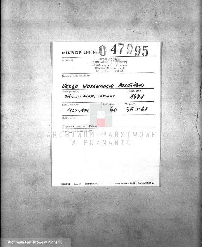 Obraz 2 z jednostki "Różności miasta Sarnowy"