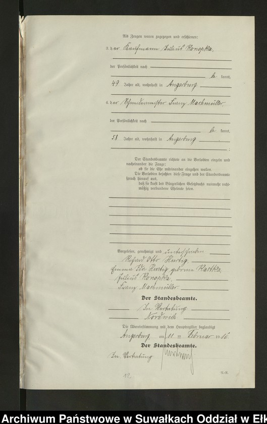 image.from.unit.number "[Heirats = Register (Neben = Register) Standesamt Angerburg einschl. der Bezirke Prinowen, Gr. Strengeln und Kehlen Kreis Angerburg]"