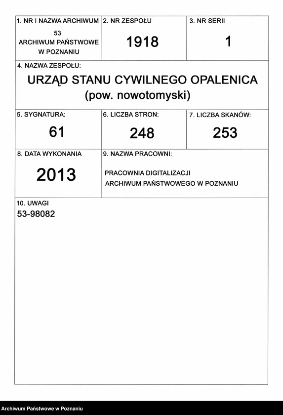Obraz 1 z jednostki "Księga urodzeń"