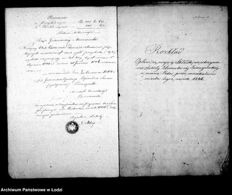 Obraz 8 z jednostki "Wykaz podatków podymnego dla szkoły elementarnej ewangelickiej"