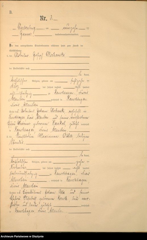 image.from.unit.number "Heiraths-Haupt-Register Nr 1 - 38"