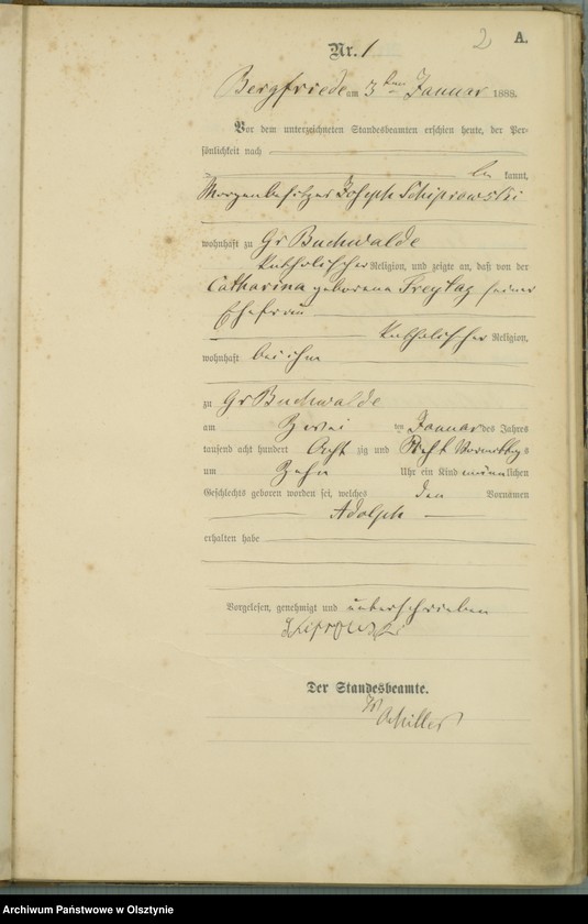 image.from.unit.number "Geburts-Haupt-Register Nr 1 - 110"