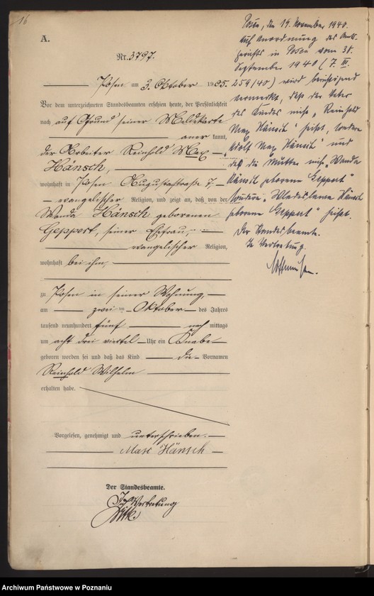 Obraz 18 z jednostki "Księga miejscowa urodzeń tom VIII"