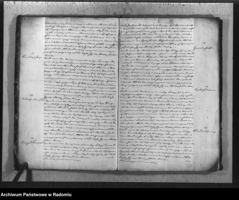 Obraz 5 z jednostki "Duplikat akt religijno cywilnych urodzonych, zaślubionych i zmarłych parafii Brzóza na rok 1851"