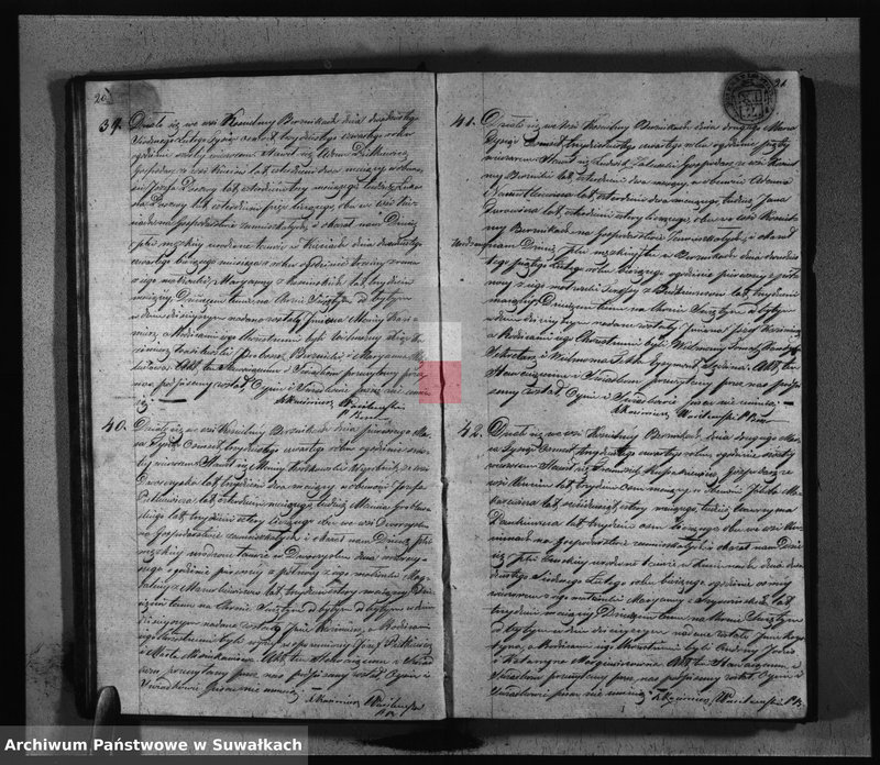 image.from.unit.number "Duplikat Aktów Urodzonych, Zaślubionych i Zmarłych Parafij Berznickiey z Roku 1834"