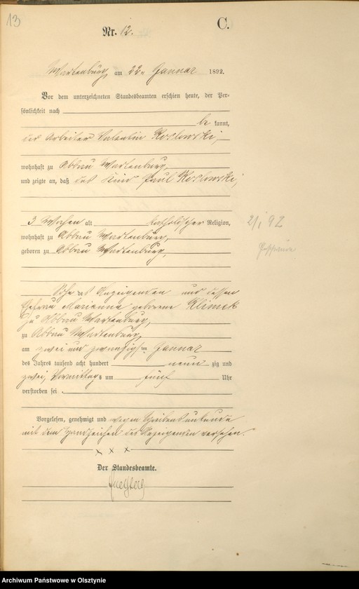 image.from.unit.number "Sterbe-Haupt-Register Nr 1 - 150"