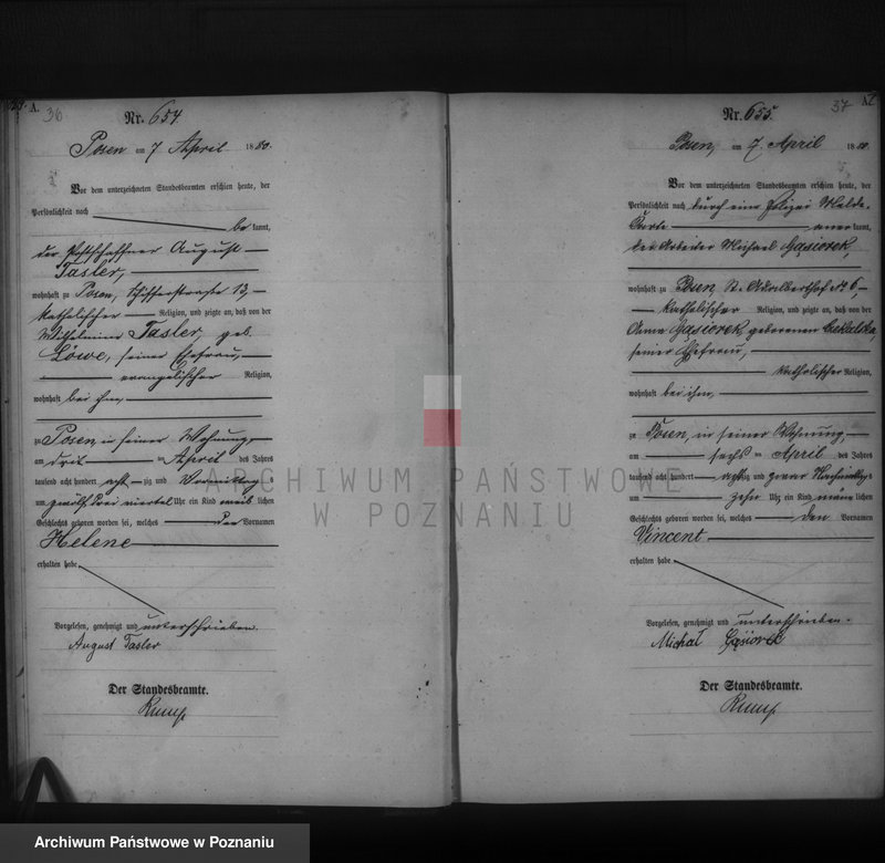 Obraz 20 z jednostki "Księga urodzeń t. II"