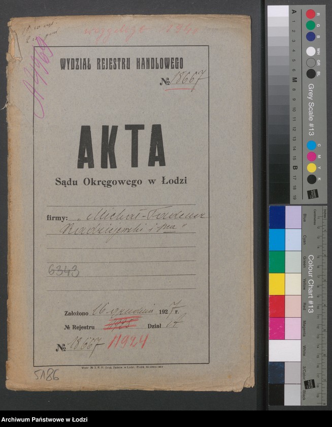 Obraz 2 z jednostki "Michał Tadeusz Radziejowski i S-ka- handel win i wódek z Zelowie"