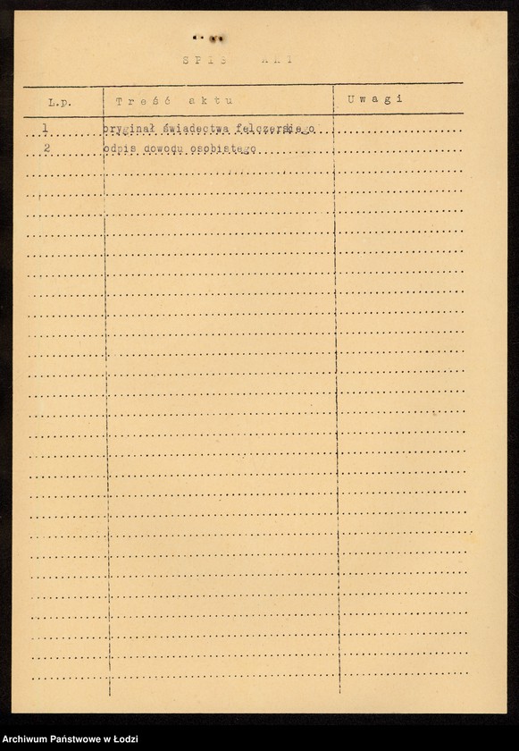 Obraz 7 z jednostki "Kosmal Władysław - felczer - akta rejestracyjne"