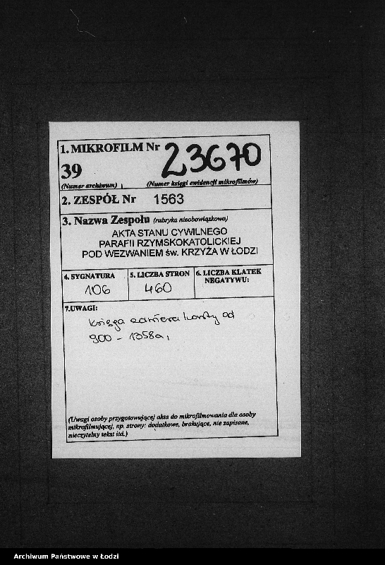 Obraz 2 z jednostki "Akta urodzeń"