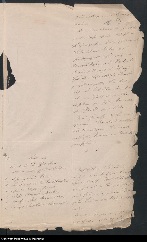 Obraz 7 z jednostki "A. betr. die Erteilung von Aufenthalts-Karten an polnische Flüchtlinge und Namensverzeichnis"