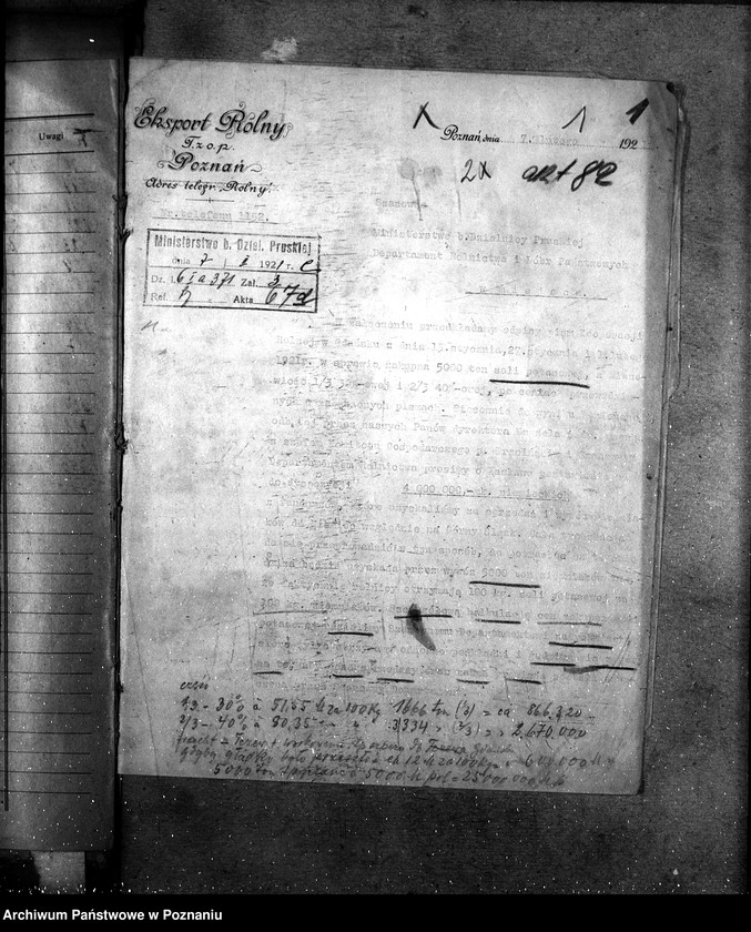 image.from.unit.number "Sprawy szczegółowo-administracyjne Sole potasowe - eksport rolny"