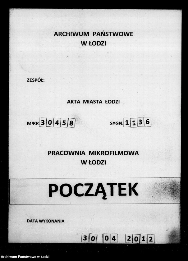 Obraz 1 z jednostki "Akta tyczące się ustanowienia opieki nad nieletnimi po zmarłym Janie Frydrychu t. j. Amalią, Emilią i Robertem rodzeństwem Frydrych"