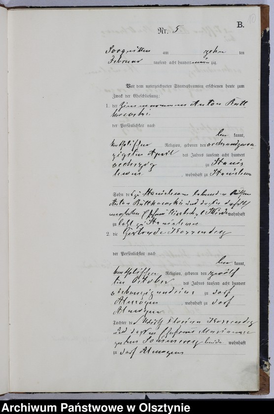 image.from.unit.number "Heiraths-Haupt-Register Nr 1 - 28"