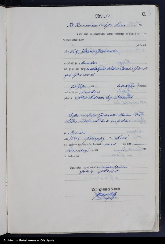 image.from.unit.number "Sterbe-Haupt-Register Nr 55 - 116 /część księgi/"