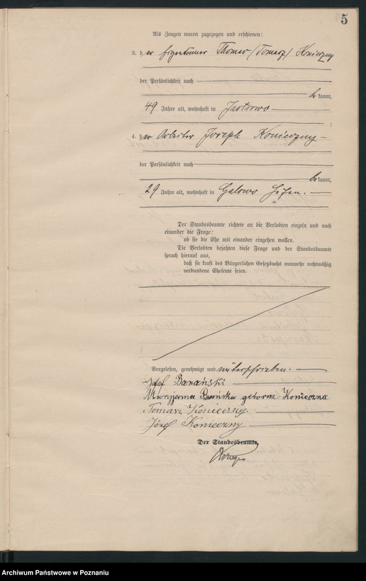 Obraz 7 z jednostki "Heiraths-Haupt-Register"