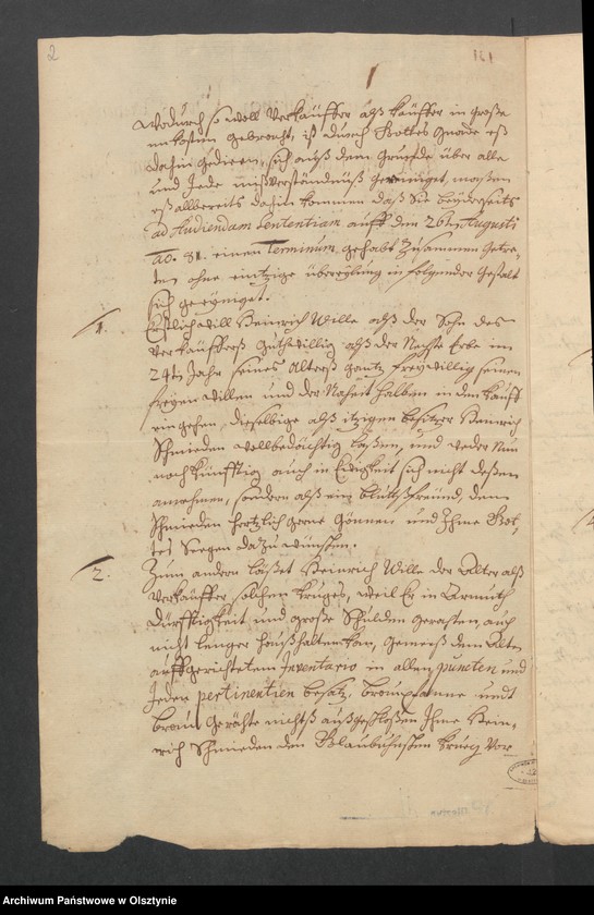 image.from.unit.number "[Nadanie karczmy w Globuhnen, Starostwo Pokarmin /Brandenburg]"