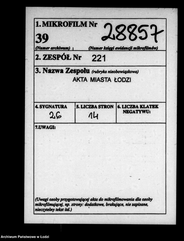 Obraz 2 z jednostki "Akta tyczące się garbarzy"