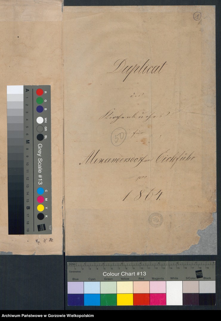 image.from.unit.number "Duplikate der Kirchenbücher von der Parochie Alexandersdorf: Eichführ (Osetnica,Dębiniec), Alexandersdorf (Gościnowo), Morrn (Murzynowo), Pollychen (Stare Polichno), Johanneswunsch (Dobrojewo)"