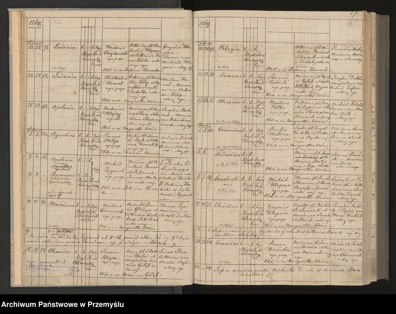 image.from.unit.number "Księga urodzeń, małżeństw i zgonów dla miejscowości Pantalowice"