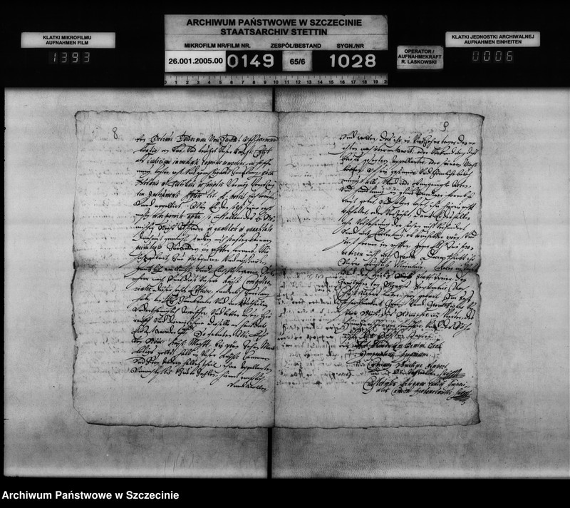 image.from.unit.number "Arnd von d. osten zu Kapelle / Jakob Brauer, Pastor in Trient: Nachlass- Streitigkeiten."