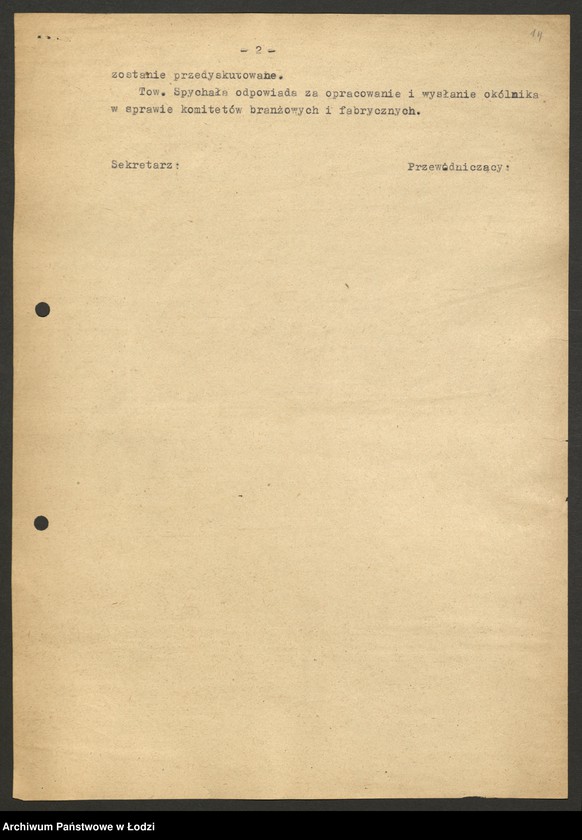 Obraz 15 z jednostki "Współzawodnictwo pracy; protokoły z narad ogólnołódzkich, sprawozdania różnych dyrekcji Centralnego Zarządu Przemysłu Włókienniczego"