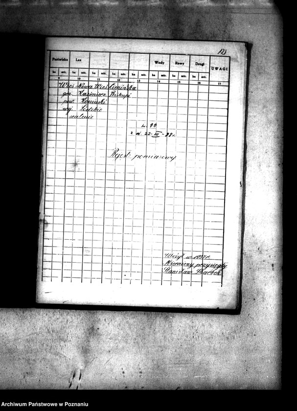 Obraz 15 z jednostki "Rejestr pomiarowy wsi Nowa-Wieś Cienińska /praca scaleniowa/"