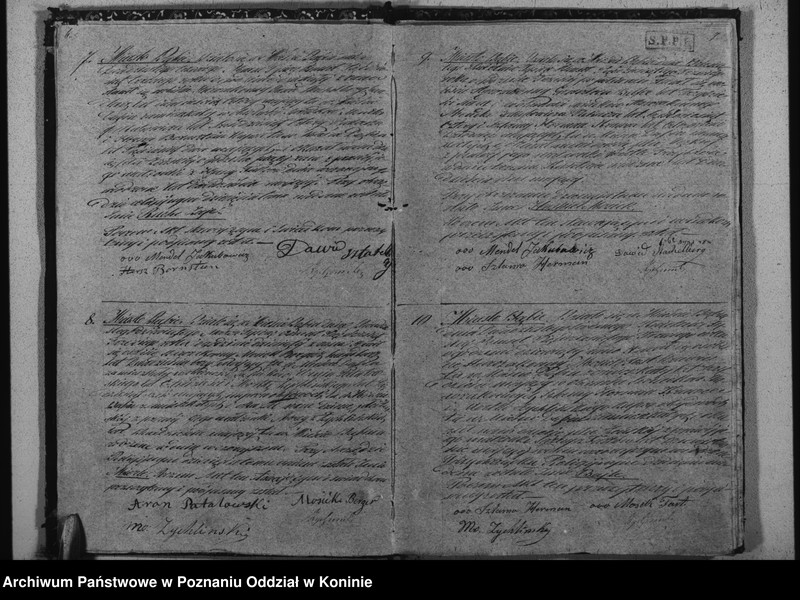 Obraz 6 z jednostki "Duplikat urodzonych, zaślubionych i zgonów"