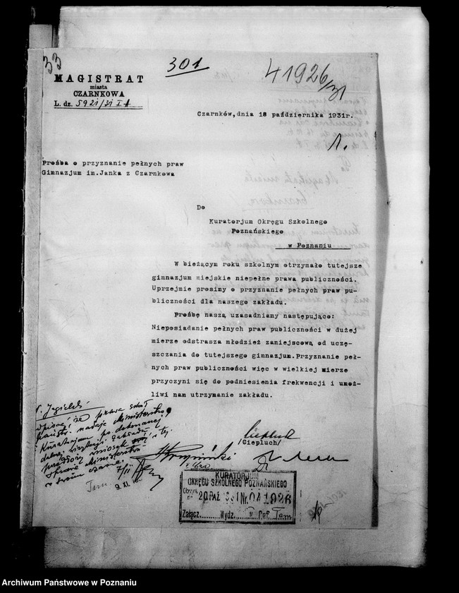 Obraz 5 z jednostki "Miejskie Gimnazjum imienia Janka z Czarnkowa- Czarnków"