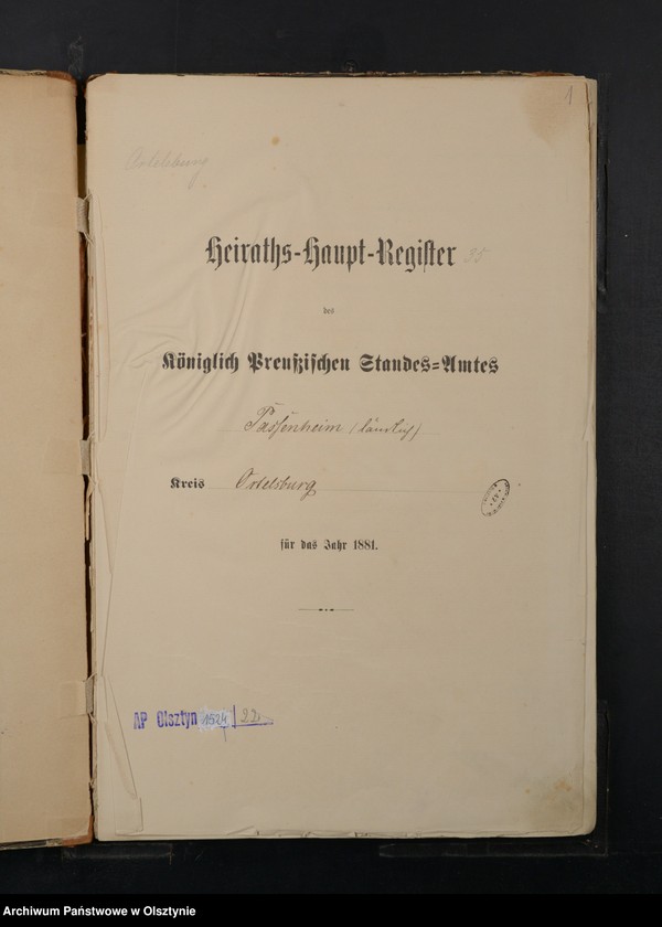 image.from.unit.number "Heiraths-Haupt-Register Nr 1 - 47"